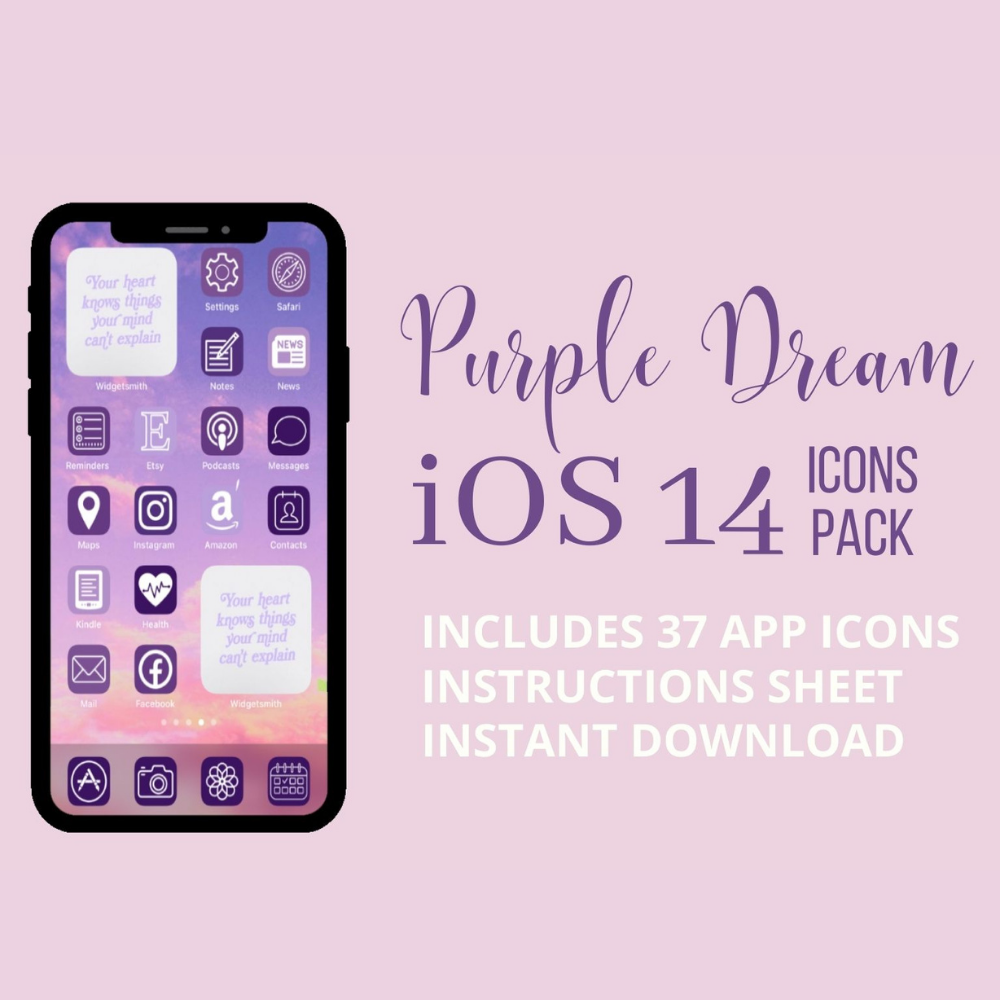 Ios 14 Purple App Icons