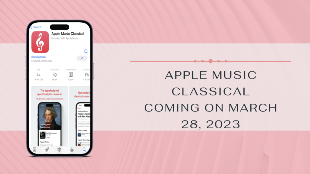 Apple music classical app launch